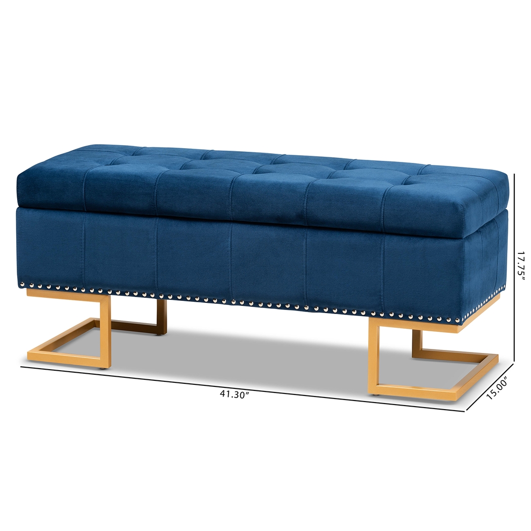 Binewood Blue Storage Ottoman - Thumbnail - Image 11