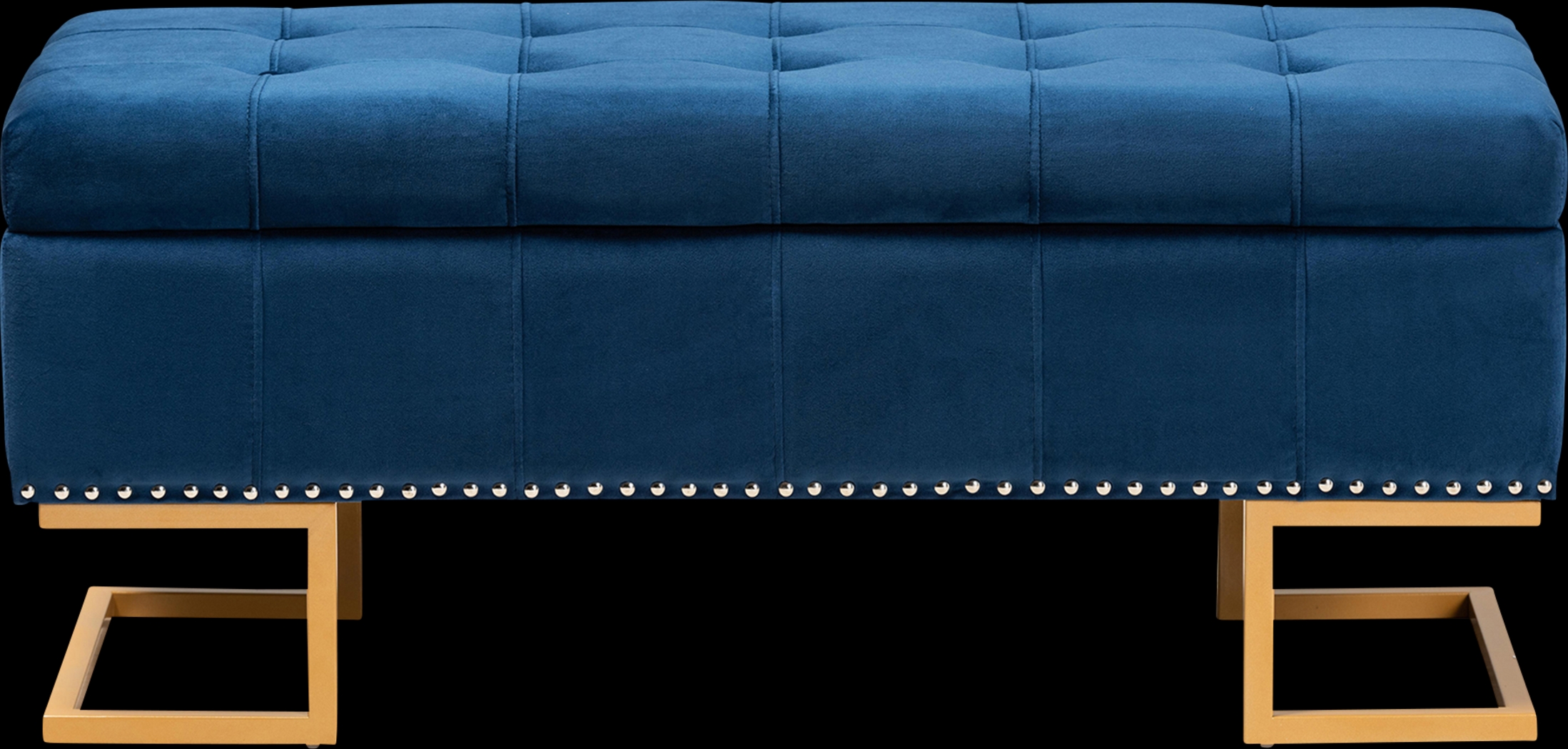 Binewood Blue Storage Ottoman - Thumbnail - Image 3
