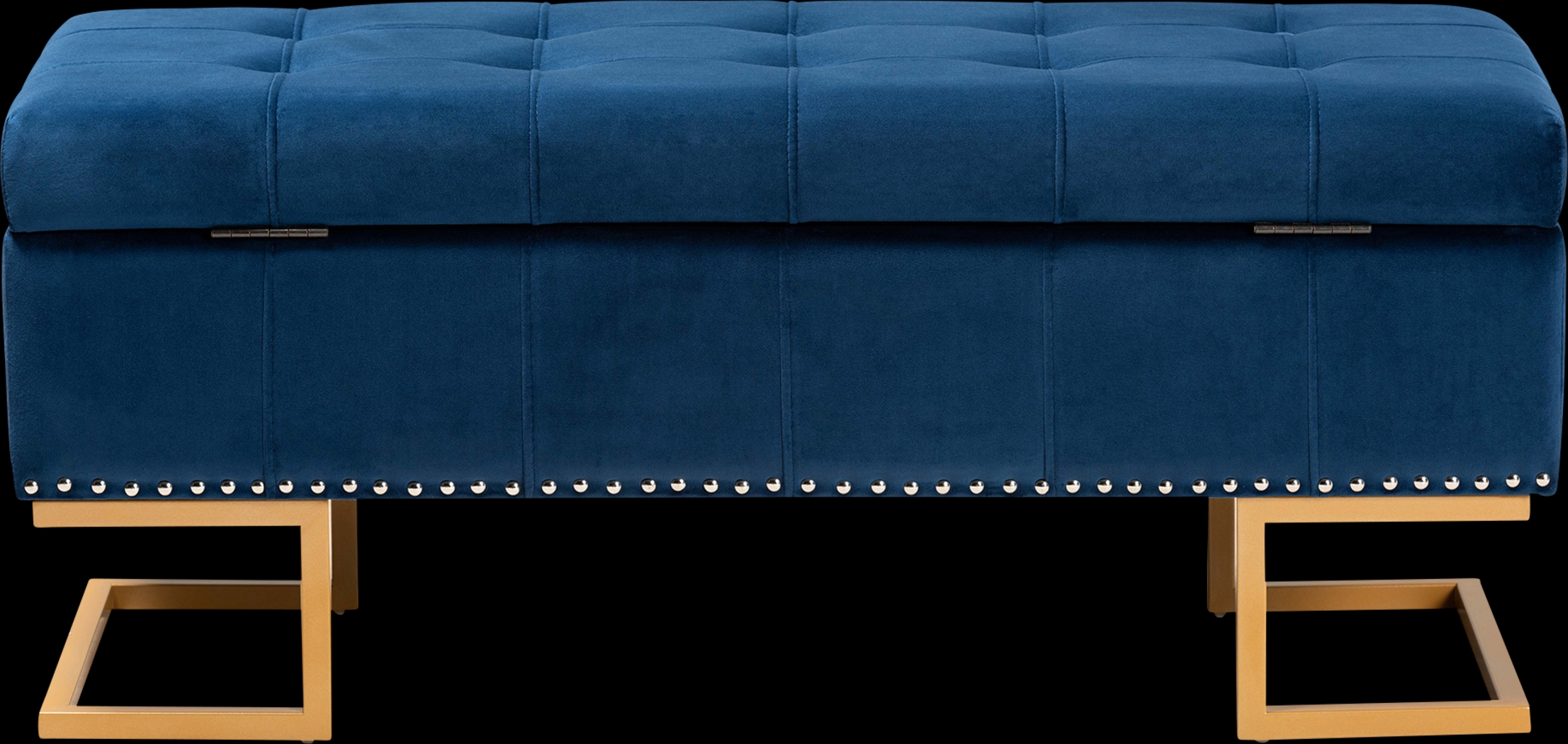 Binewood Blue Storage Ottoman - Thumbnail - Image 5