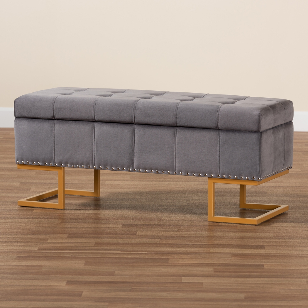 Binewood Gray Storage Ottoman - Thumbnail - Image 8