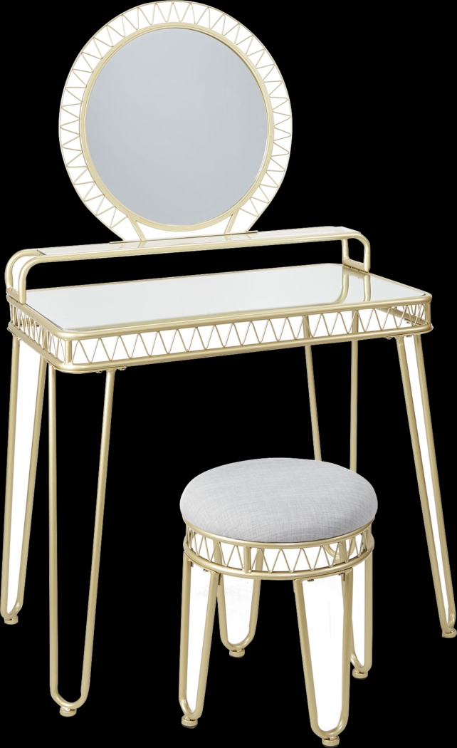 Binford Gold Vanity Set - Thumbnail - Image 1