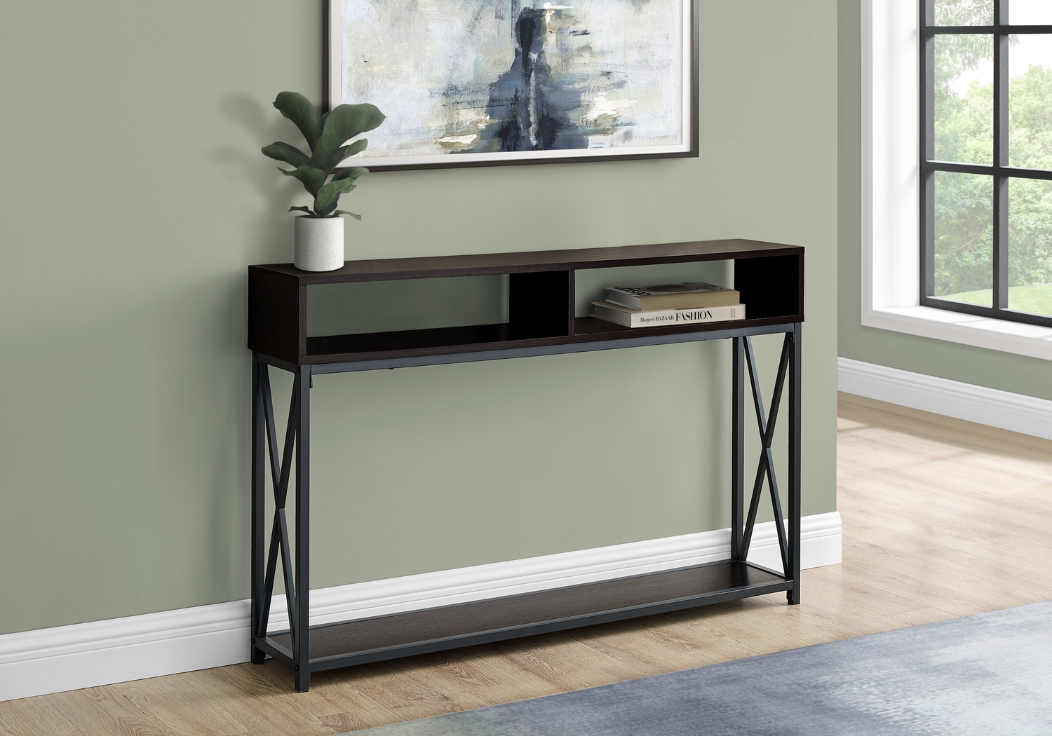 Binghampton Espresso Console Table - Thumbnail - Image 2
