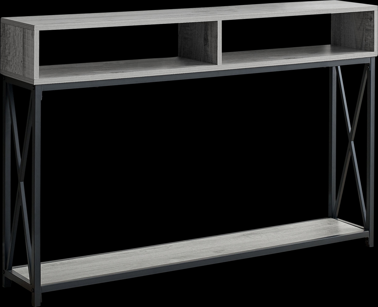 Binghampton Gray Console Table - Thumbnail - Image 1