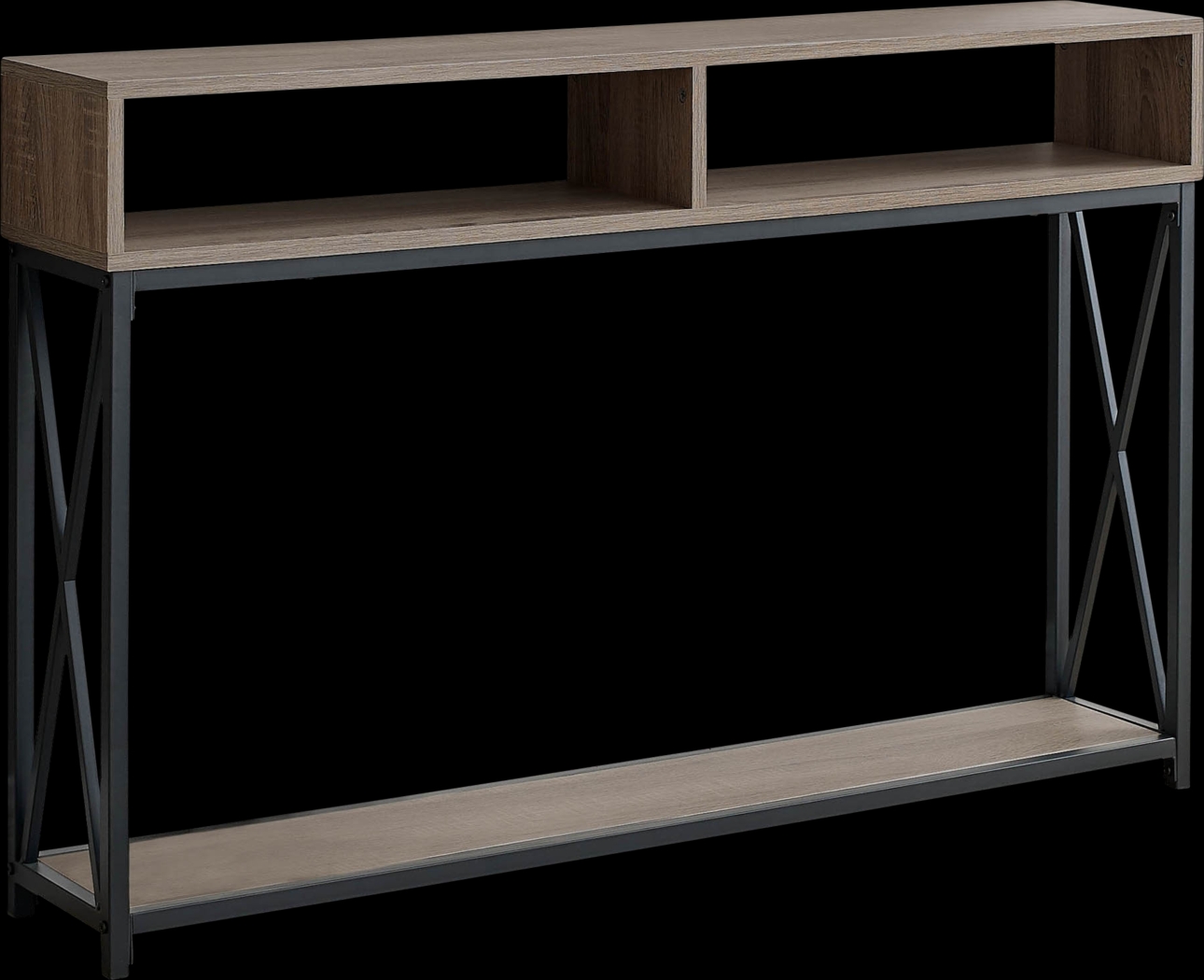 Binghampton Taupe Console Table - Thumbnail - Image 1