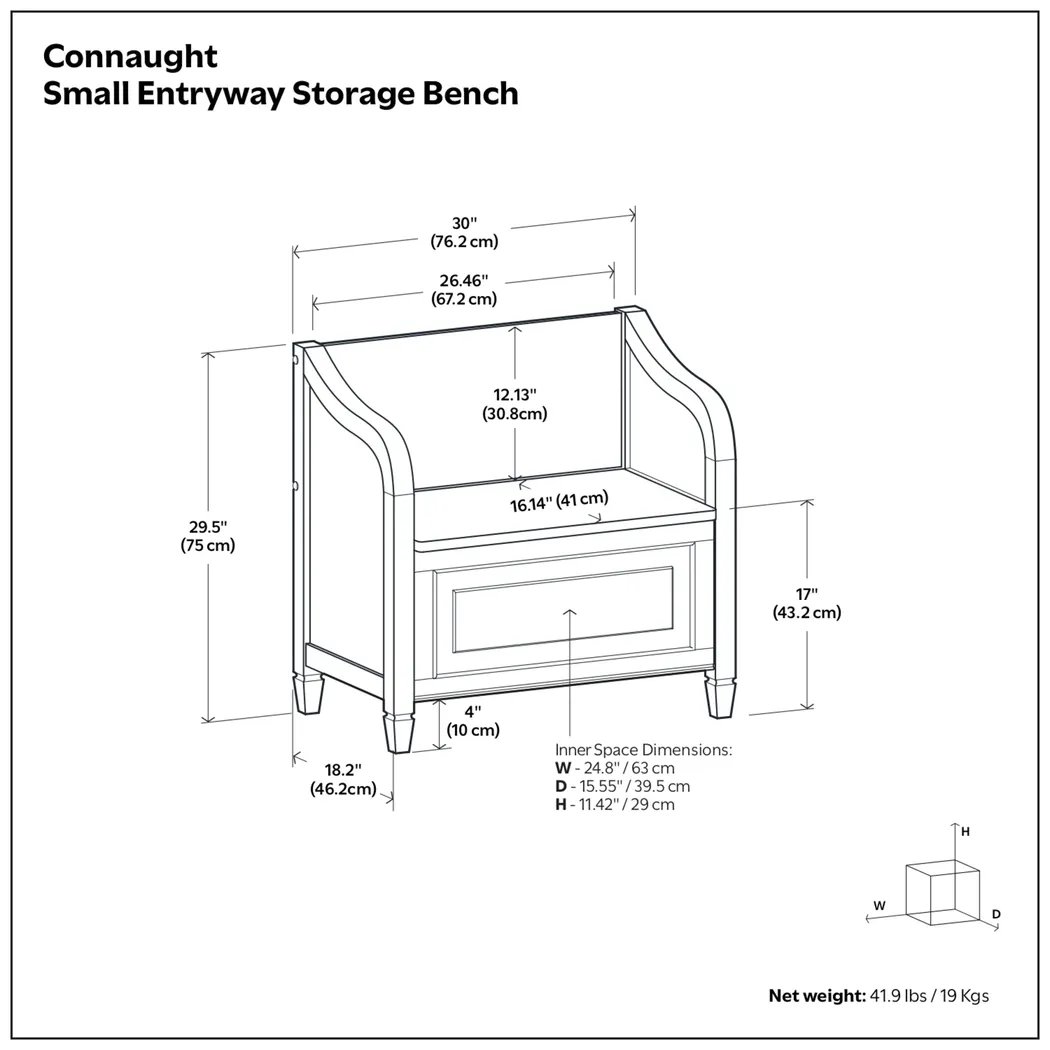Bintou Brown Small Storage Bench - Thumbnail - Image 16
