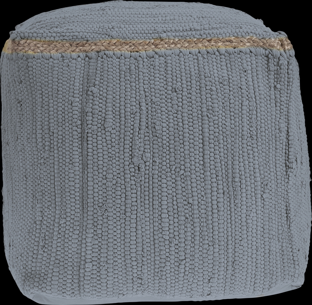 Binvia Gray Pouf - Thumbnail - Image 1