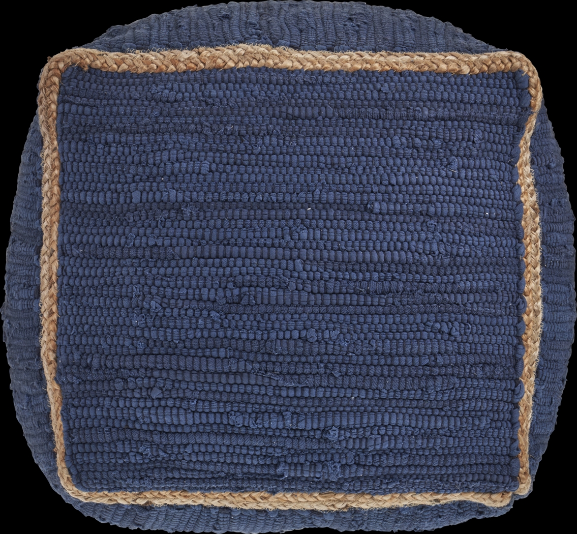 Binvia Indigo Pouf - Thumbnail - Image 4