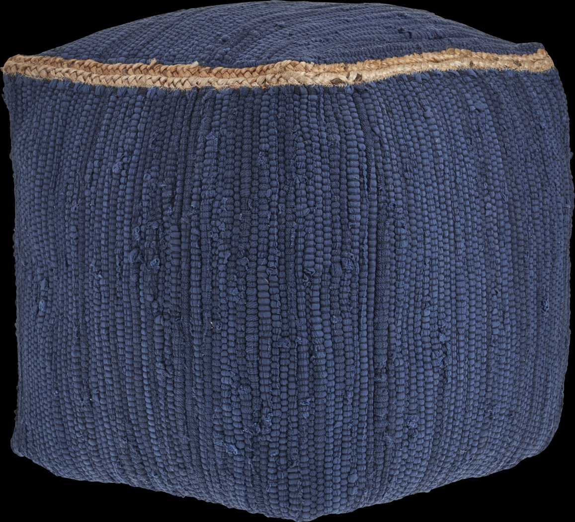 Binvia Indigo Pouf - Thumbnail - Image 1