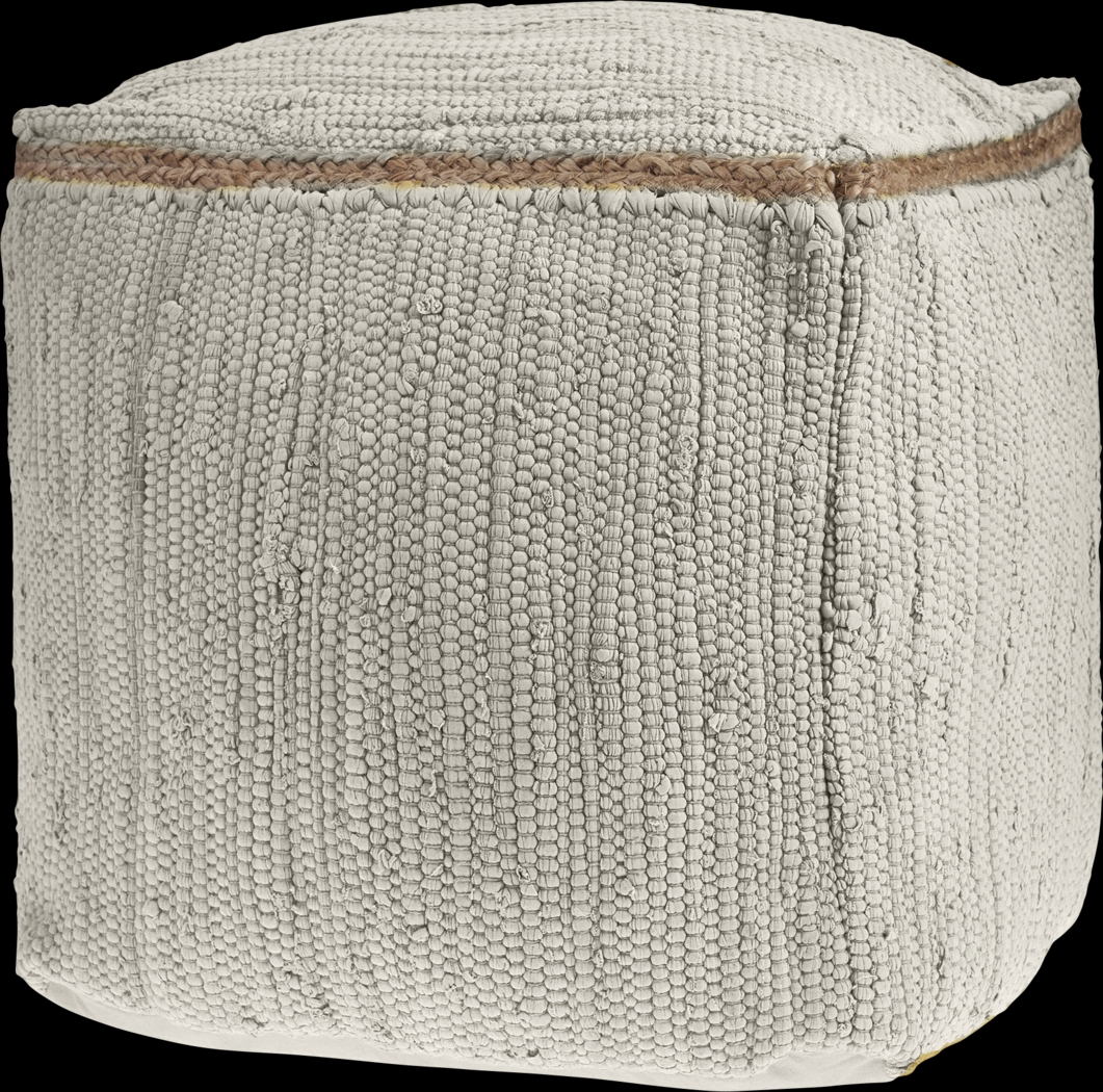 Binvia White Pouf - Thumbnail - Image 4