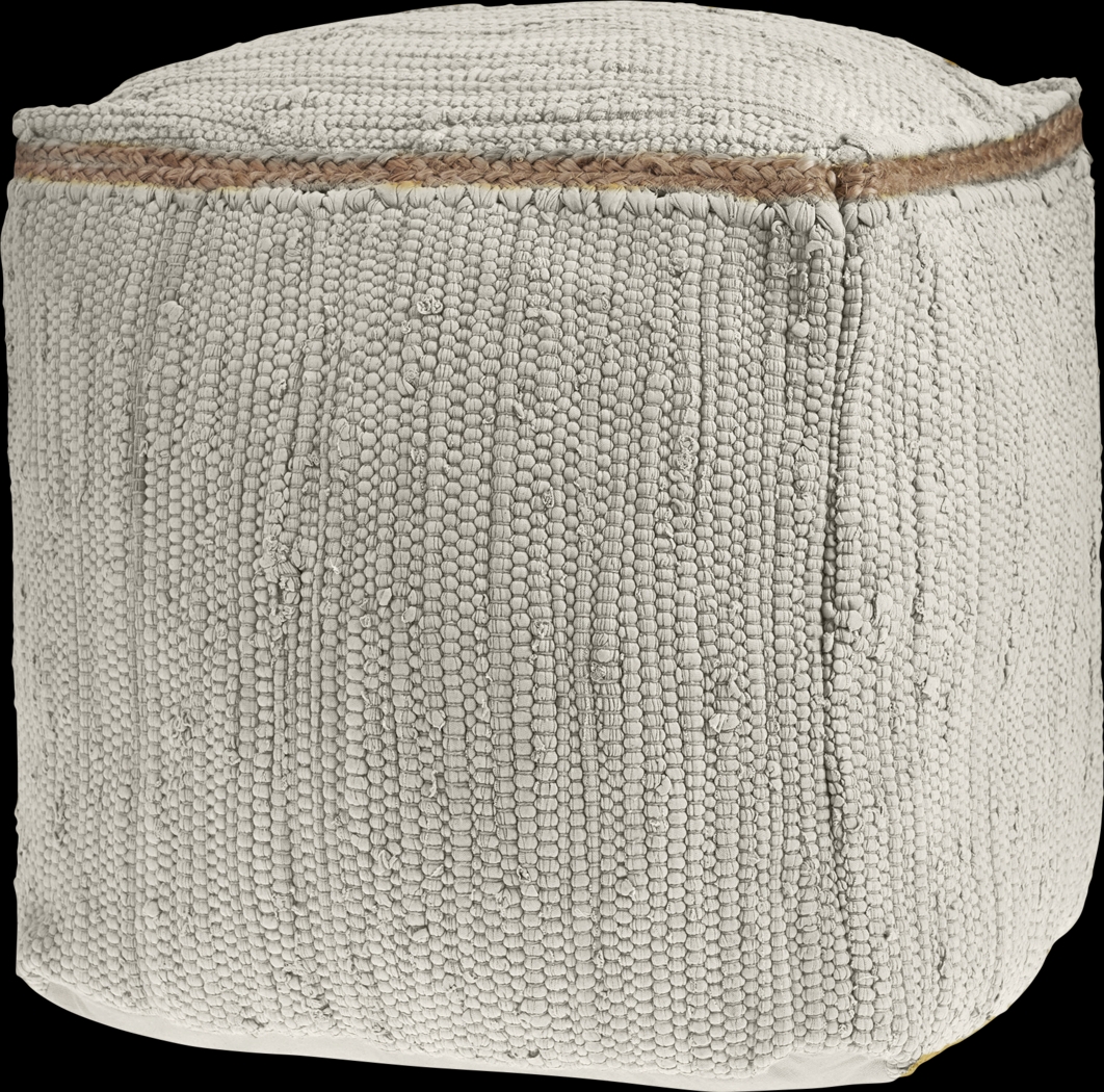 Binvia White Pouf - Thumbnail - Image 5