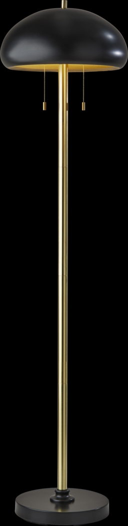 Birch Drive Black Floor Lamp - Thumbnail - Image 1