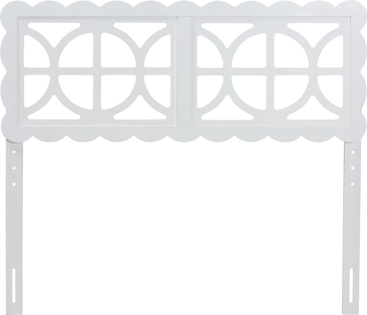 Birchis White Full Headboard - Thumbnail - Image 3