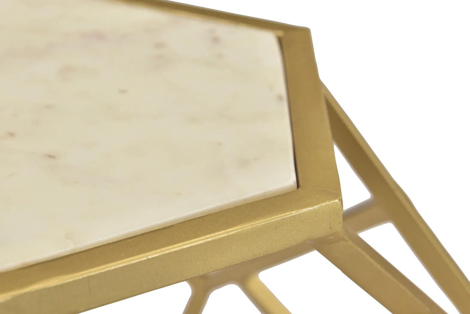 Birchleaf Gold Accent Table - Thumbnail - Image 4
