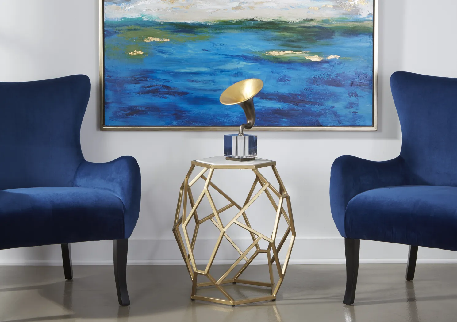 Birchleaf Gold Accent Table - Thumbnail - Image 5