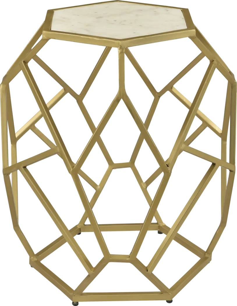 Birchleaf Gold Accent Table - Thumbnail - Image 1