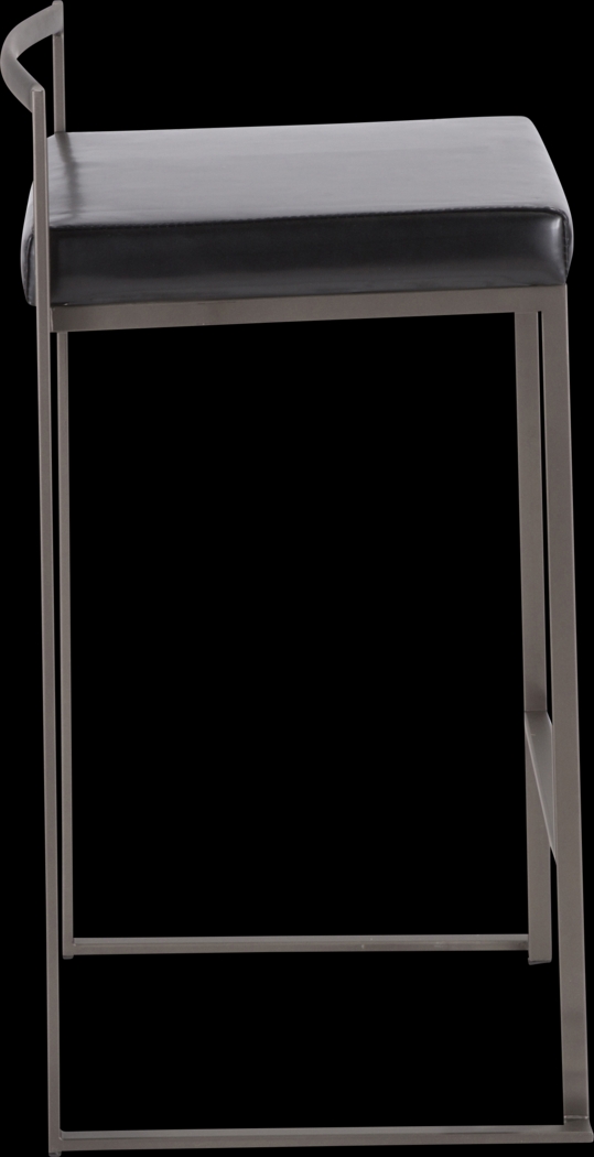 Birdlake I Black Counter Height Stool, Set of 3 - Thumbnail - Image 7