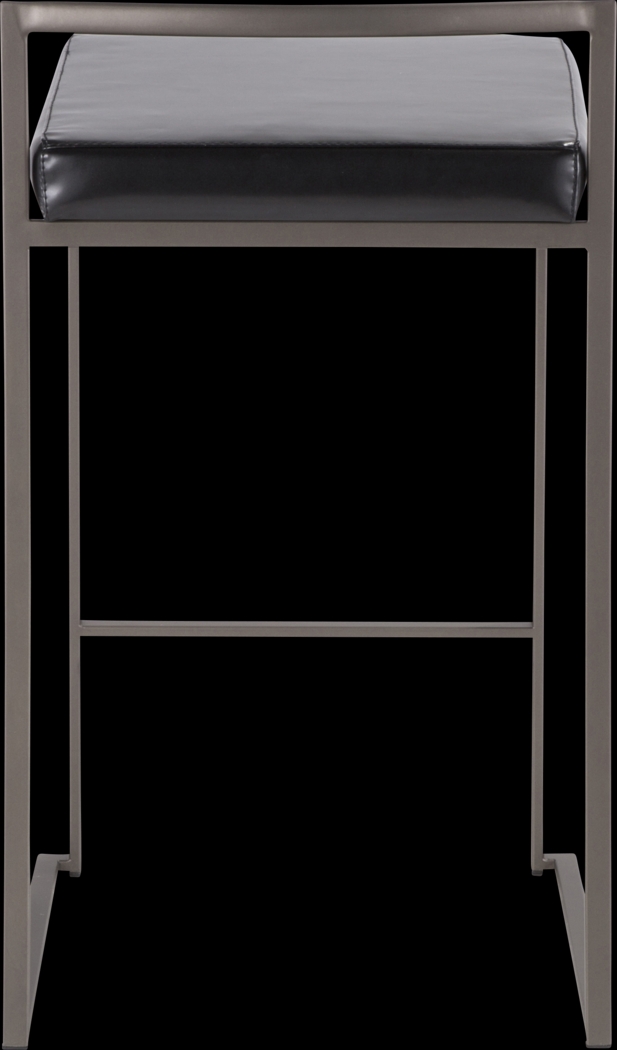 Birdlake I Black Counter Height Stool, Set of 3 - Thumbnail - Image 9