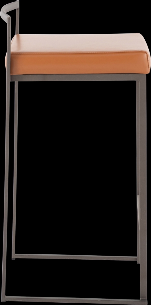 Birdlake I Camel Counter Height Stool, Set of 2 - Thumbnail - Image 3