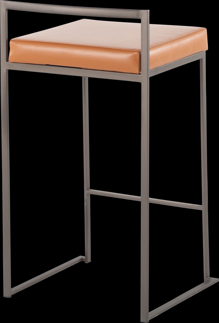 Birdlake I Camel Counter Height Stool, Set of 2 - Thumbnail - Image 4