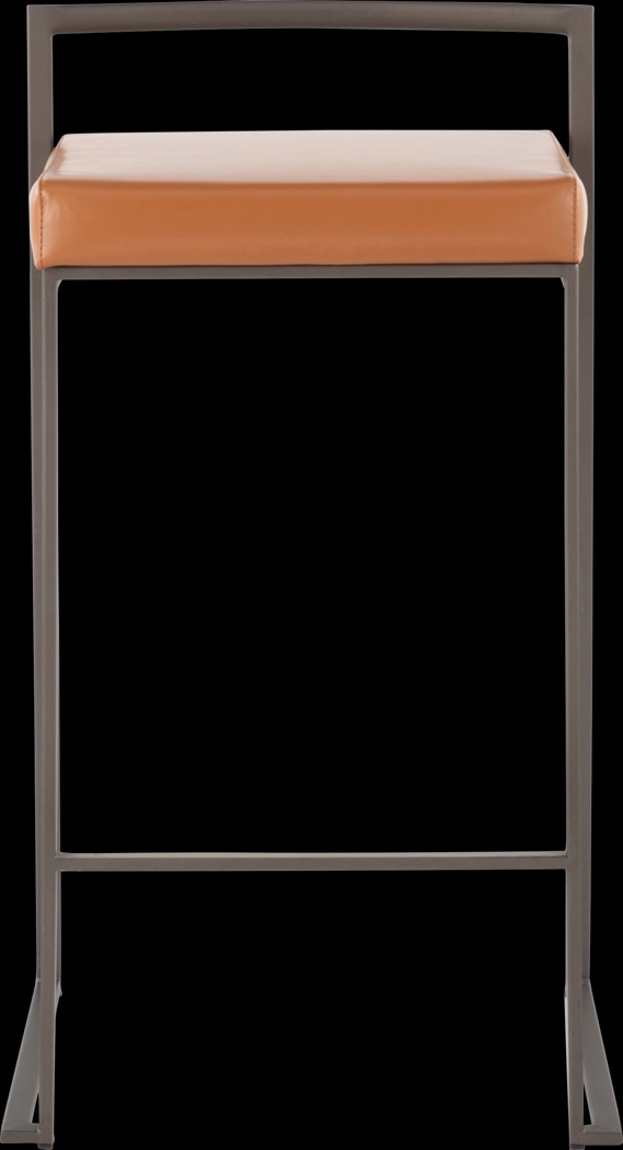 Birdlake I Camel Counter Height Stool, Set of 2 - Thumbnail - Image 6