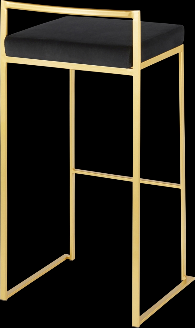 Birdlake II Black Barstool, Set of 3 - Thumbnail - Image 6