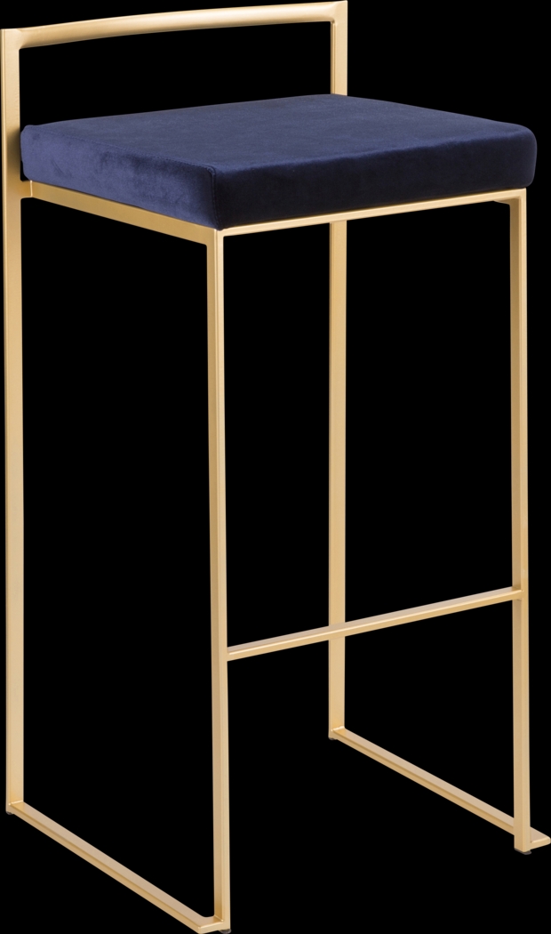 Birdlake II Blue Barstool, Set of 3 - Thumbnail - Image 5