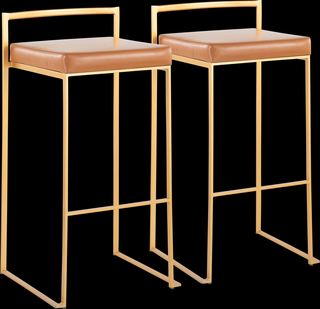 Birdlake II Camel Barstool, Set of 2 - Thumbnail - Image 1