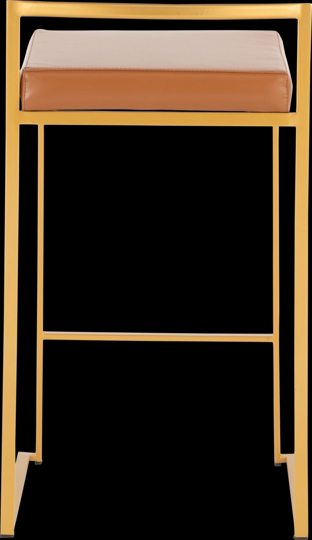 Birdlake II Camel Counter Height Stool, Set of 2 - Thumbnail - Image 5