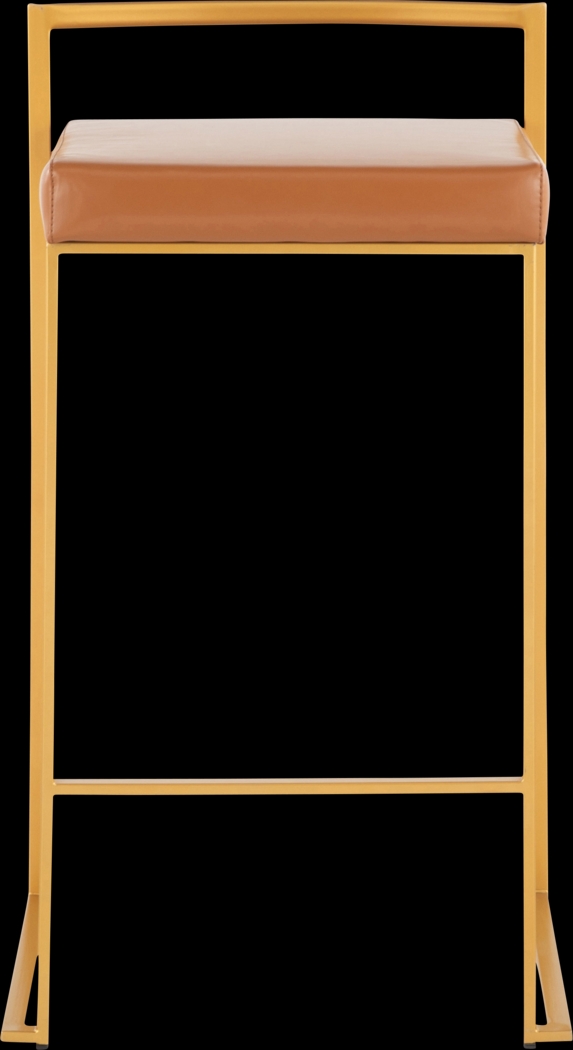 Birdlake II Camel Counter Height Stool, Set of 3 - Thumbnail - Image 9