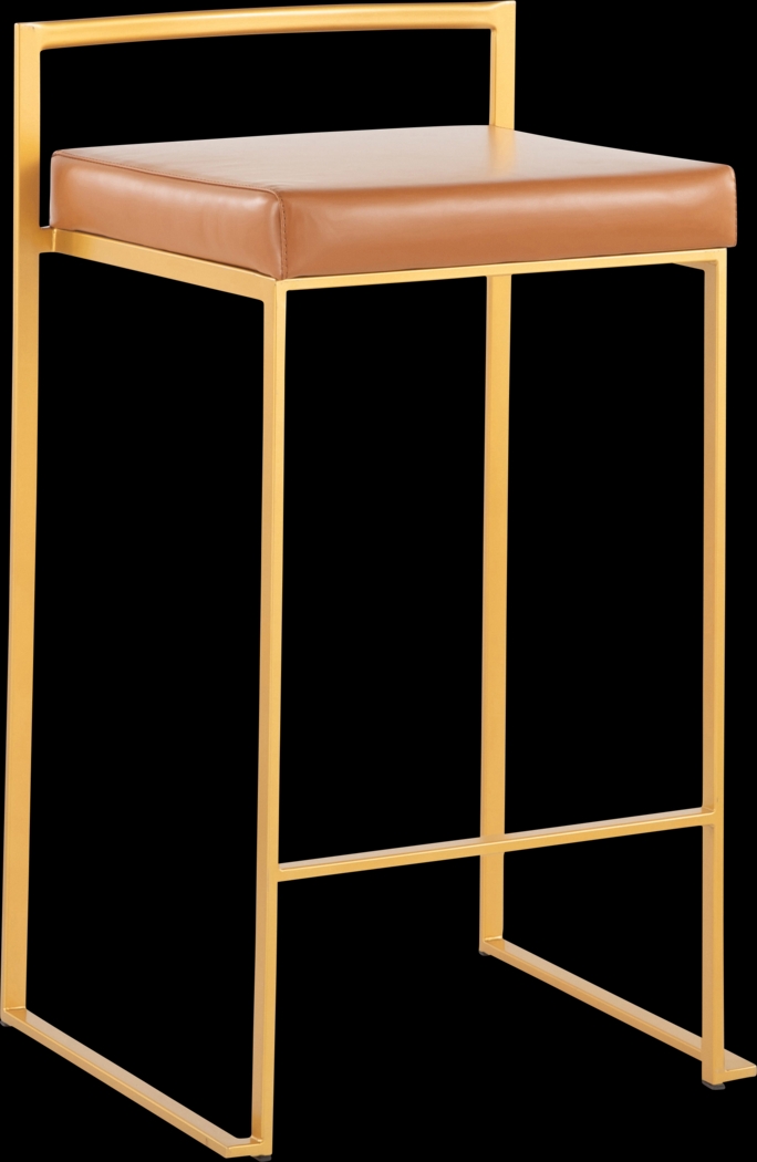 Birdlake II Camel Counter Height Stool, Set of 3 - Thumbnail - Image 5