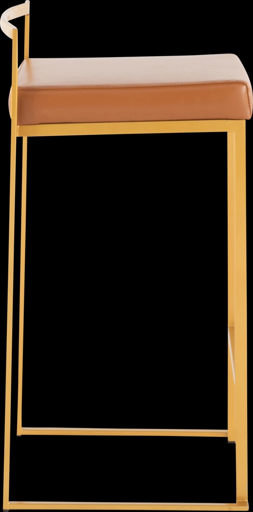 Birdlake II Camel Counter Height Stool, Set of 3 - Thumbnail - Image 6