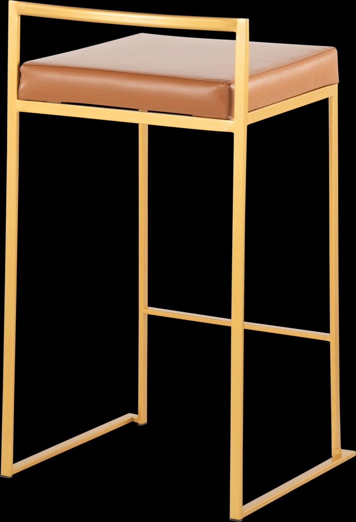 Birdlake II Camel Counter Height Stool, Set of 3 - Thumbnail - Image 7