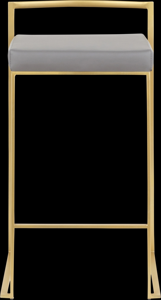 Birdlake II Gray Counter Height Stool, Set of 3 - Thumbnail - Image 9