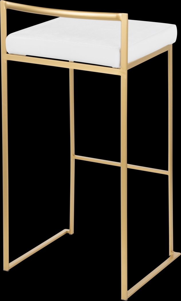 Birdlake II White Barstool, Set of 3 - Thumbnail - Image 6