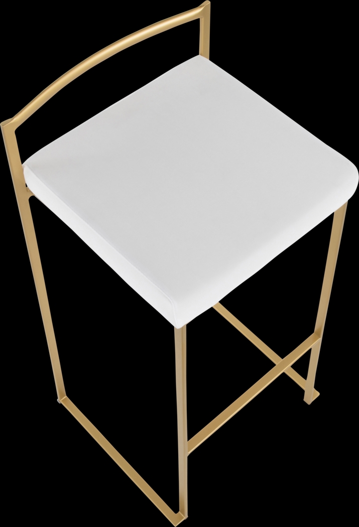 Birdlake II White Barstool, Set of 3 - Thumbnail - Image 9