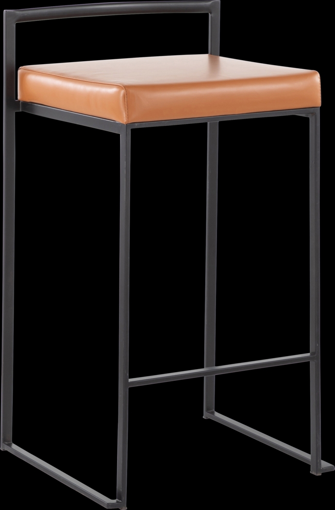 Birdlake III Camel Counter Height Stool, Set of 2 - Thumbnail - Image 2