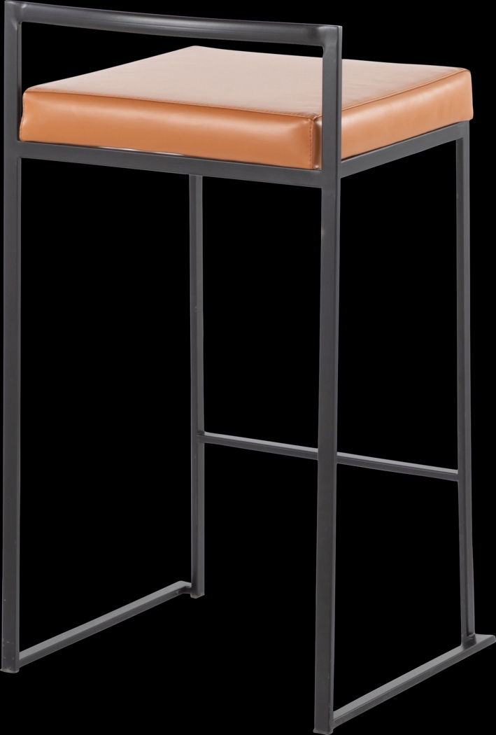 Birdlake III Camel Counter Height Stool, Set of 2 - Thumbnail - Image 4