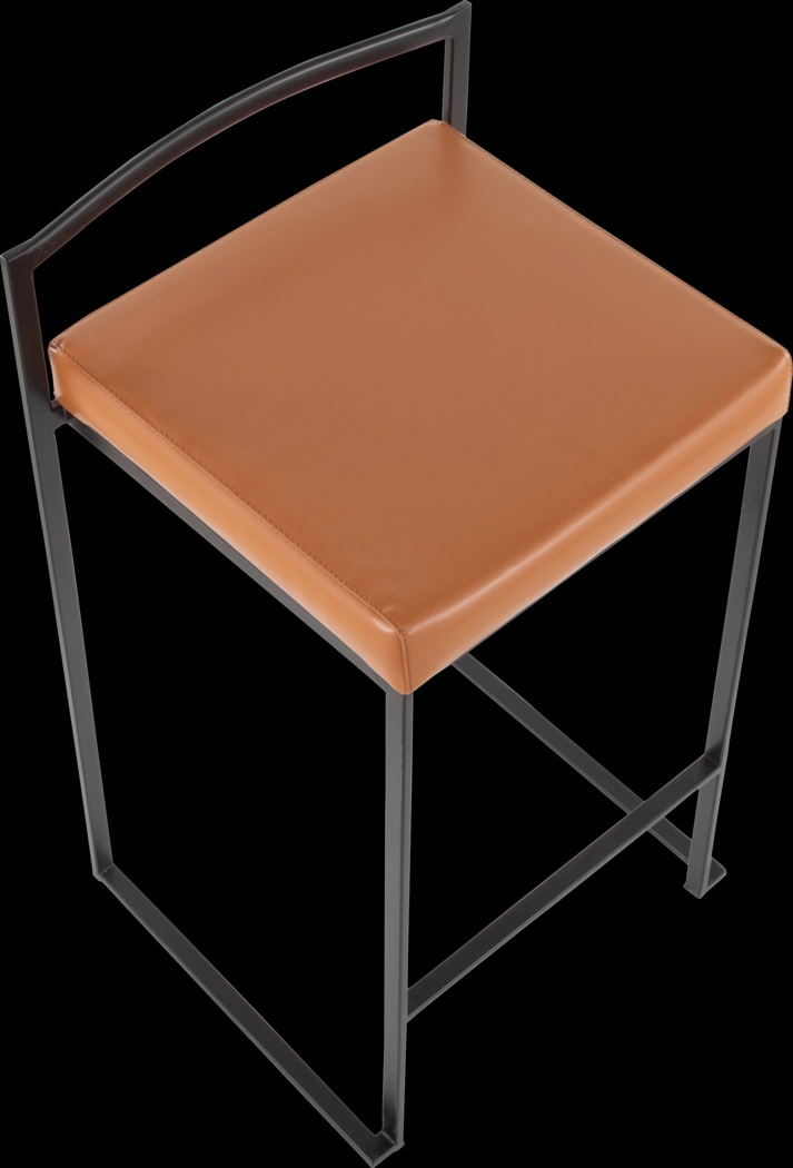 Birdlake III Camel Counter Height Stool, Set of 2 - Thumbnail - Image 7