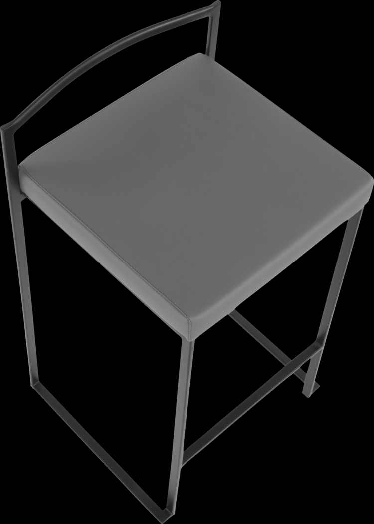 Birdlake III Gray Counter Height Stool, Set of 3 - Thumbnail - Image 10