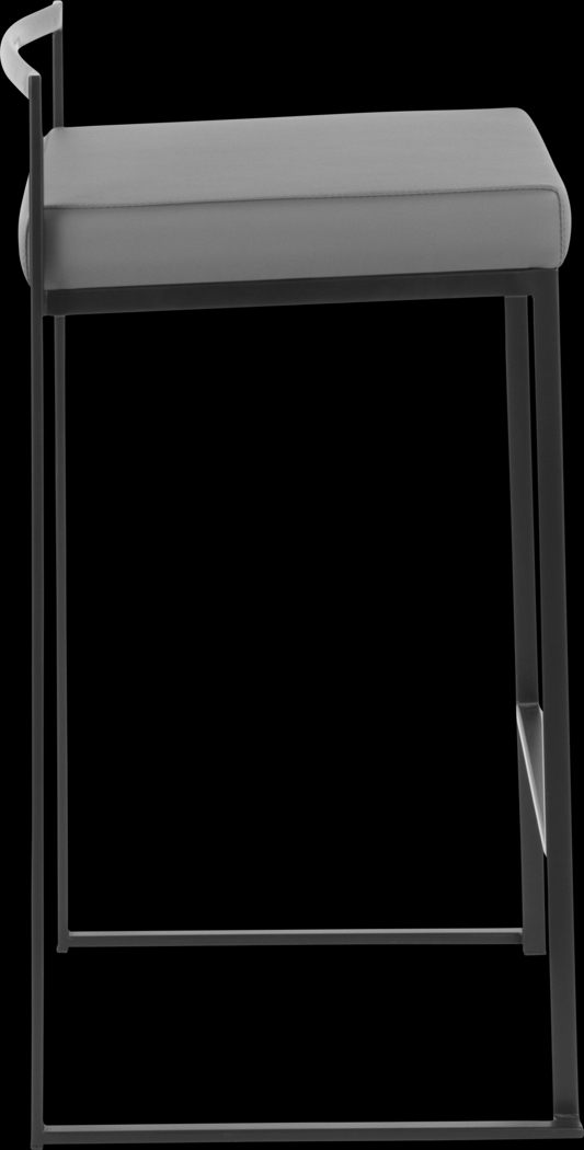 Birdlake III Gray Counter Height Stool, Set of 3 - Thumbnail - Image 6