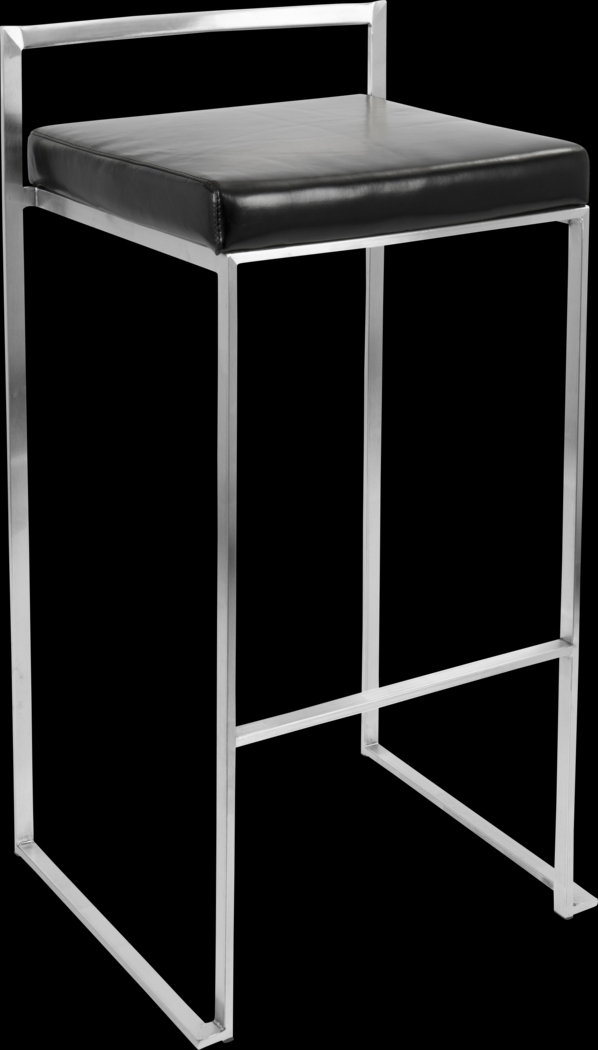 Birdlake IV Black Barstool, Set of 2 - Thumbnail - Image 6