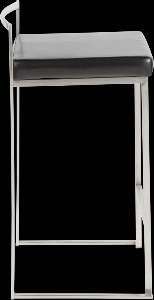 Birdlake IV Black Counter Height Stool, Set of 2 - Thumbnail - Image 9