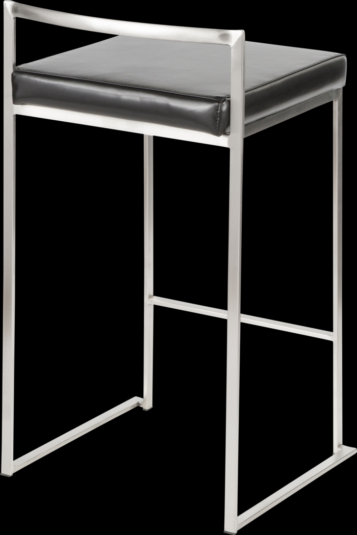 Birdlake IV Black Counter Height Stool, Set of 2 - Thumbnail - Image 10