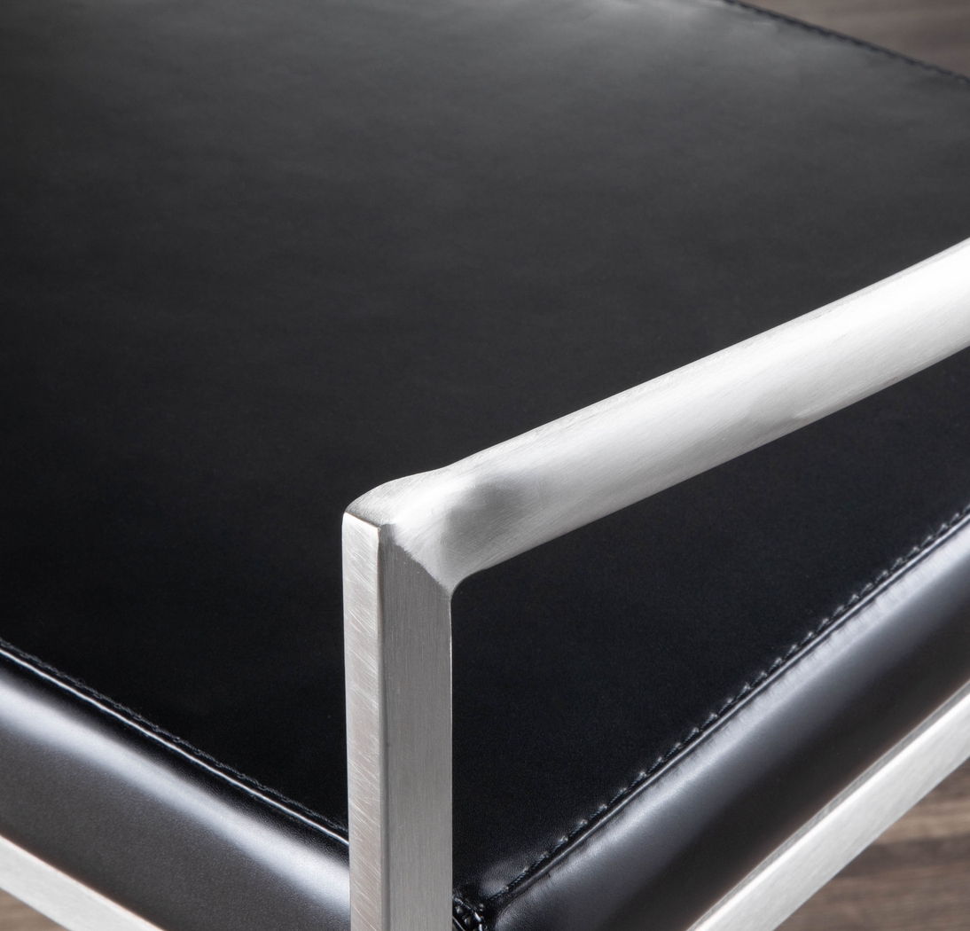 Birdlake IV Black Counter Height Stool, Set of 3 - Thumbnail - Image 13