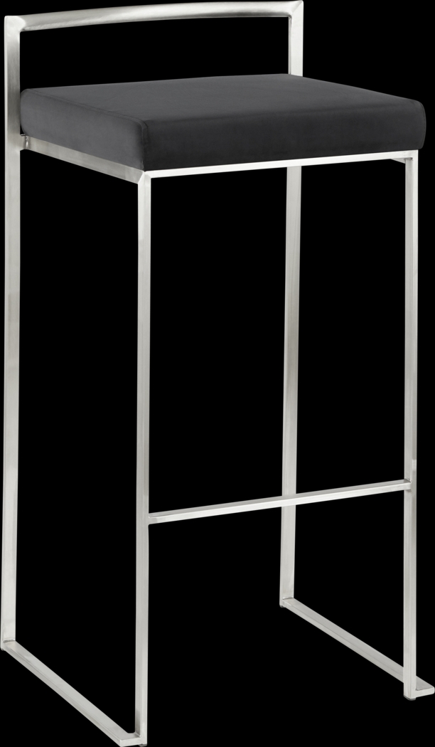 Birdlake IV Blue Barstool, Set of 3 - Thumbnail - Image 5