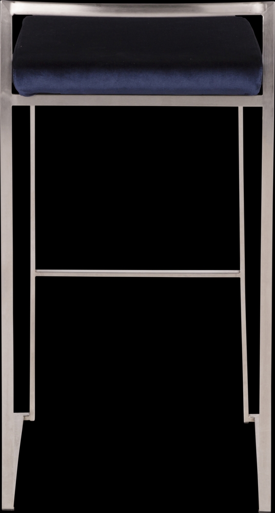 Birdlake IV Blue Barstool, Set of 3 - Thumbnail - Image 9