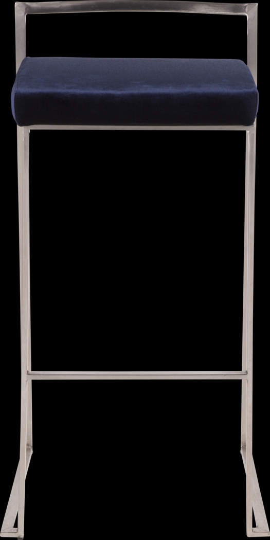 Birdlake IV Blue Barstool, Set of 3 - Thumbnail - Image 10