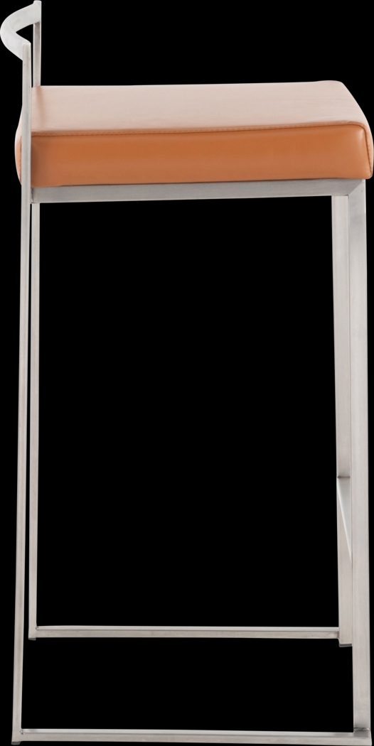 Birdlake IV Camel Counter Height Stool, Set of 2 - Thumbnail - Image 3