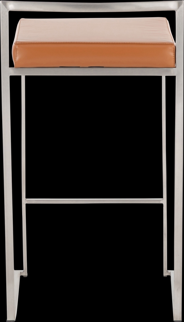 Birdlake IV Camel Counter Height Stool, Set of 2 - Thumbnail - Image 5