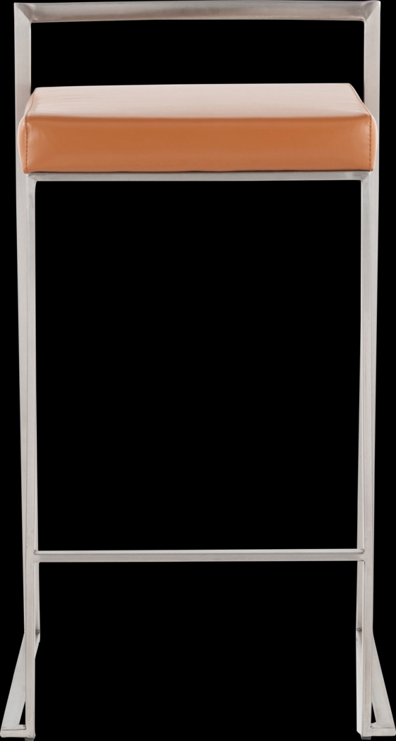 Birdlake IV Camel Counter Height Stool, Set of 2 - Thumbnail - Image 6